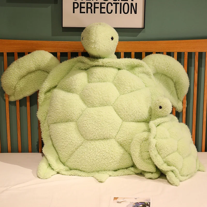 Almohada tortuga peluche gigante suave para sofá y regalo infantil - imagen 5
