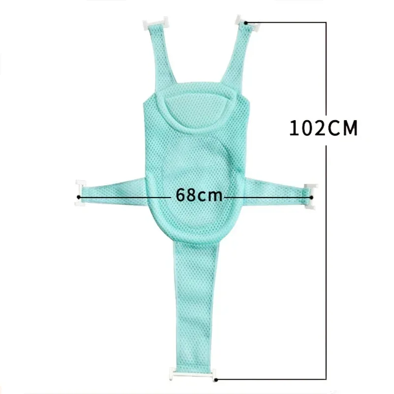 Alfombrilla antideslizante en cruz para baño de bebé, ajustable - imagen 5