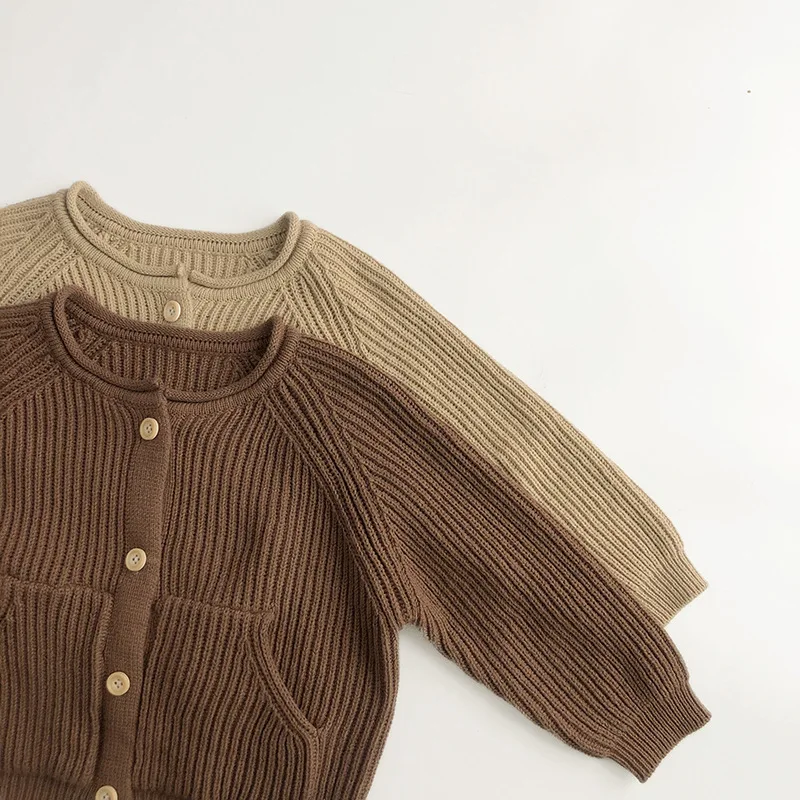 Jersey de algodón manga larga para niñas pequeñas