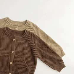 Jersey de algodón manga larga para niñas pequeñas