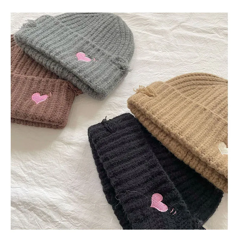 MILANCEL gorro de invierno tejido cálido para niños – amor - imagen 3