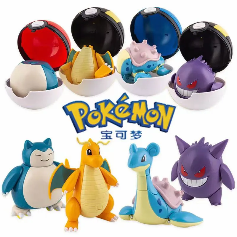 Figuras de Pokémon para niños: Pikachu, Charizard, Gengar y Snorlax - imagen 3
