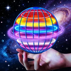Bola voladora con luces LED para niños, boomerang de mano
