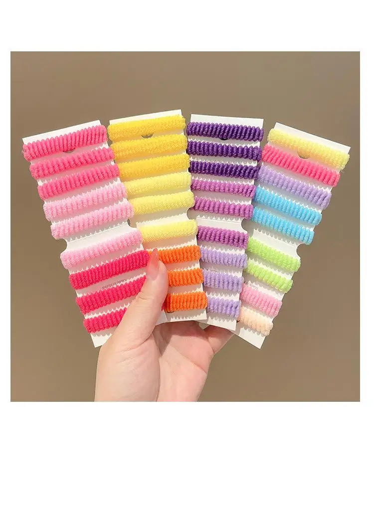 Set de 100 bandas elásticas para cabello de bebés y niñas