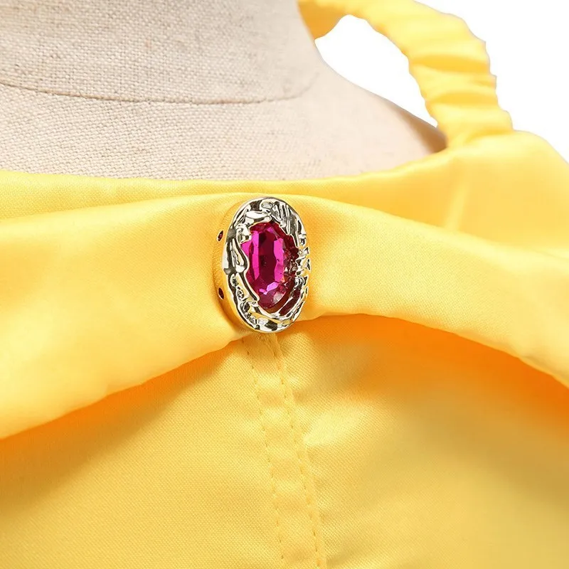 Vestido Bella de princesa para niña – Ideal suave fiesta eventos - imagen 3