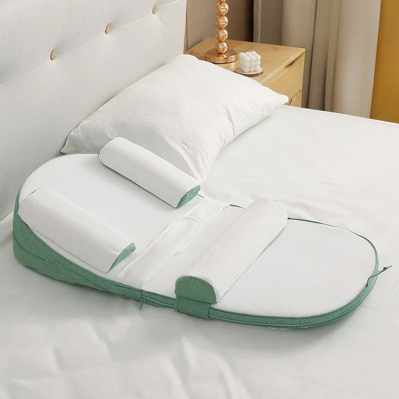 Almohada antiescupir para bebé recién nacido con pendiente ajustable - imagen 3