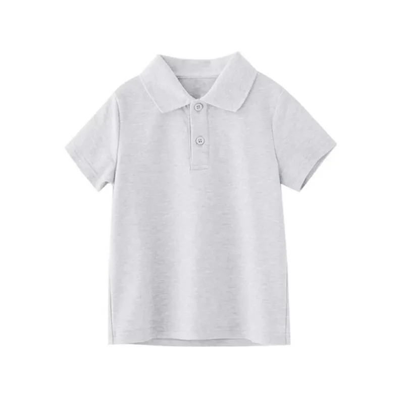 Camiseta deportiva de manga corta para niños con cuello redondo - imagen 3