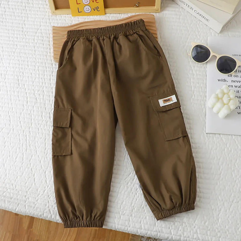 Pantalones casuales de primavera a otoño para niños y niñas - imagen 3