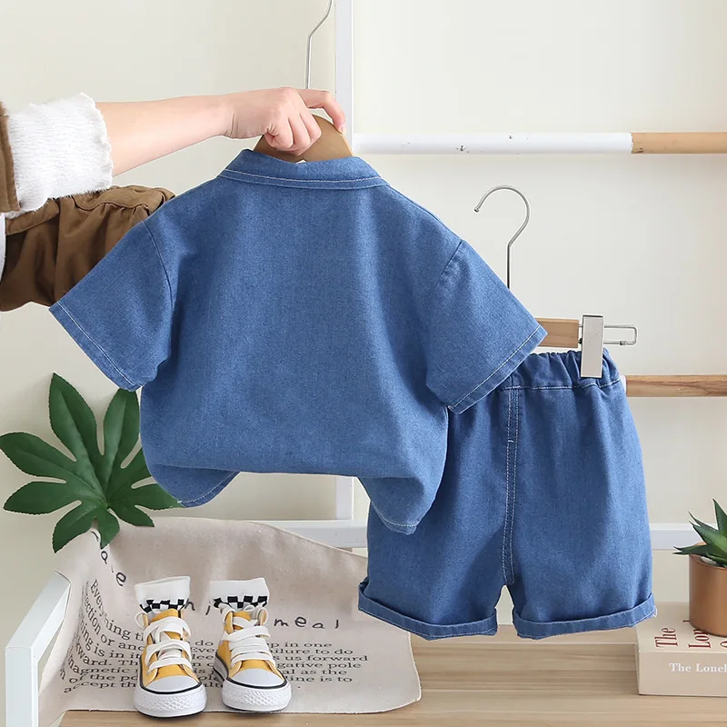 Conjunto ropa de verano bebé: camiseta y pantalón corto - imagen 2