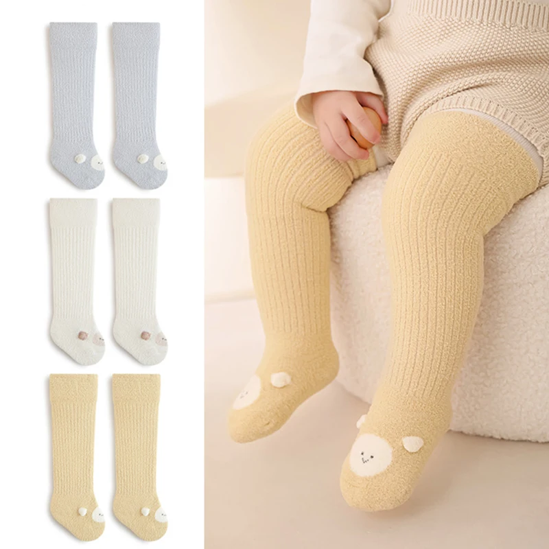 Calcetines de bebé largos antibacterianos elásticos, suaves y bonitos - imagen 4