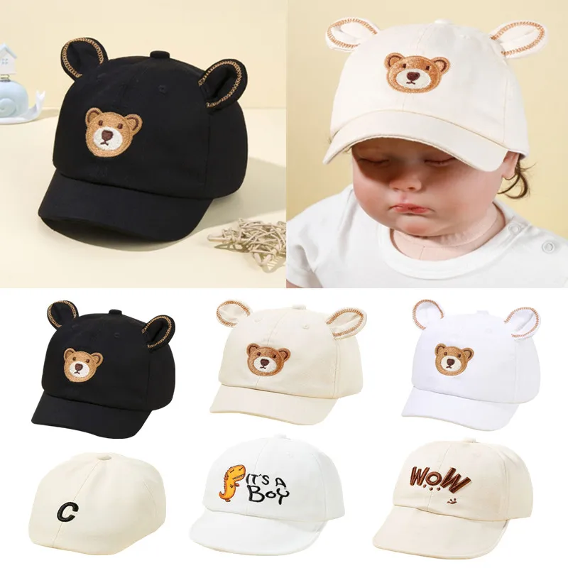 Gorra de bebé con orejas de oso y visera para el sol - imagen 2