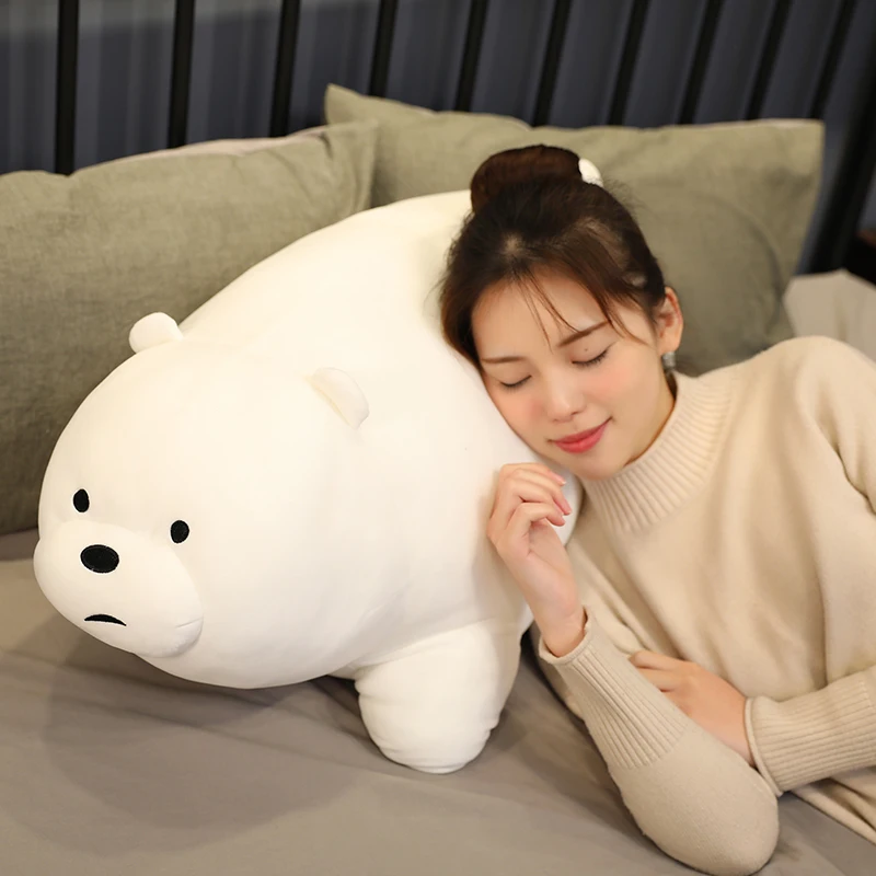 Peluche oso polar gigante We Bare Bears ultra suave para sofá - imagen 3