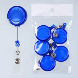 Insignia retráctil con cordón y etiqueta para niños