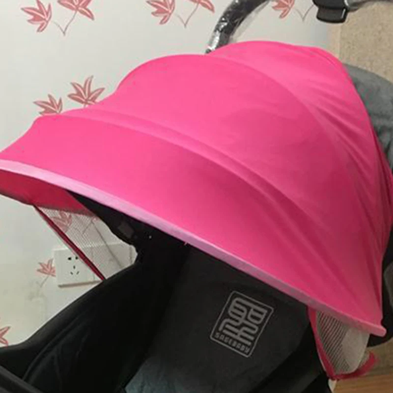 Parasol para cochecito con visera de protección solar - imagen 2