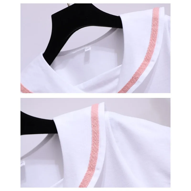 Conjunto niña preppy top de manga corta y falda a cuadros - imagen 5