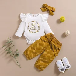 Conjunto para niña recién nacida con ropa cómoda de diario