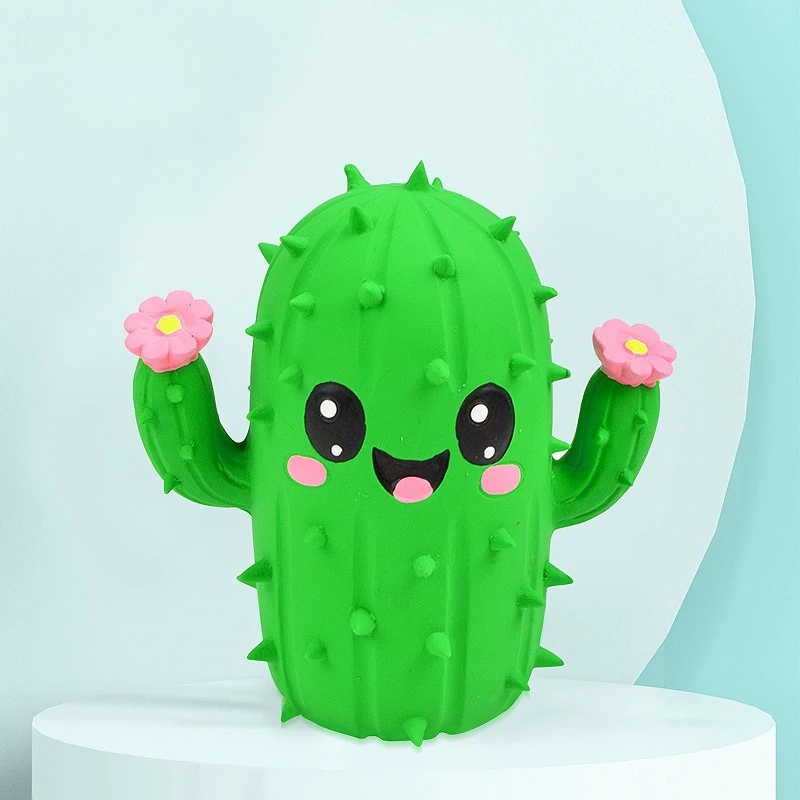 Juguete masticable de cactus para higiene dental de perros - imagen 4