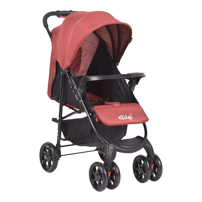 Cochecito de bebé paraguas reclinable y plegable con amortiguación - imagen 2
