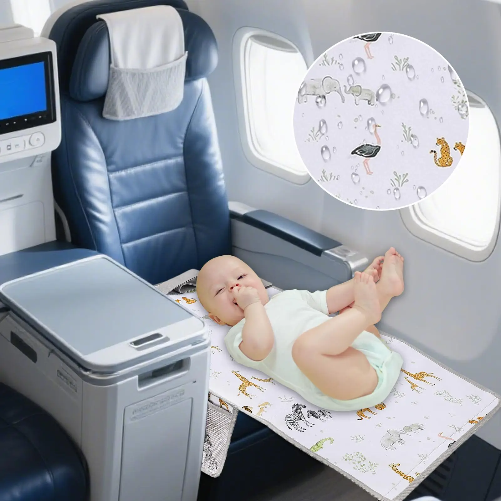 Cama de avión para niños pequeños vista general
