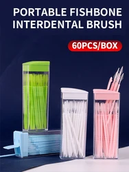 Cepillo interdental infantil de doble cabezal para limpieza dental