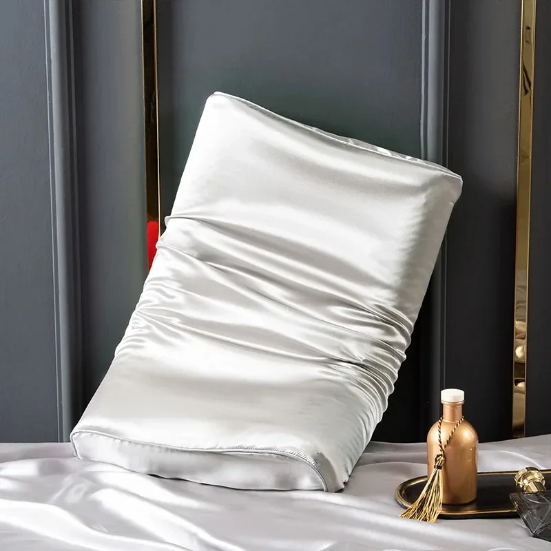 Funda de almohada de seda morera doble cara para viscoelástica - imagen 3
