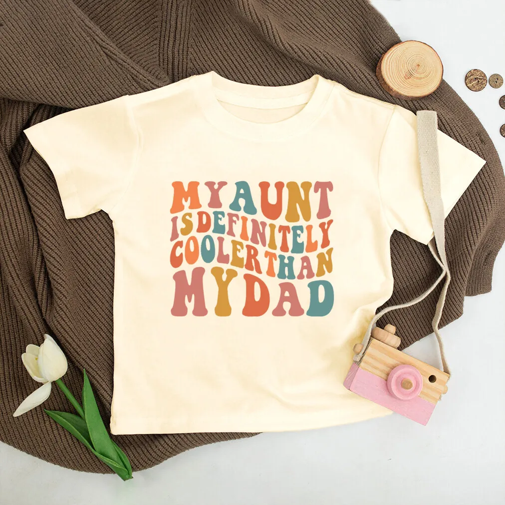 Camiseta retro divertida para niños y niñas estilo fresco
