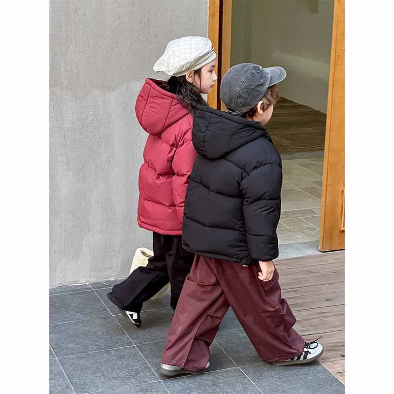 Abrigo acolchado con capucha para niños ropa de invierno cálida - imagen 5