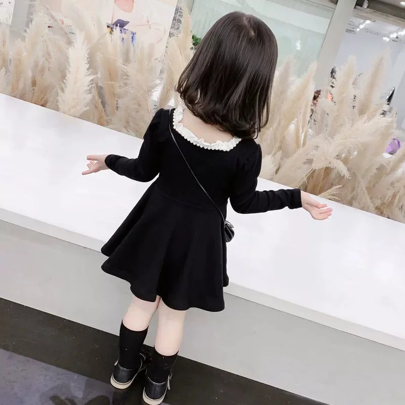 Vestido de princesa manga larga para niña – Primavera y otoño - imagen 2