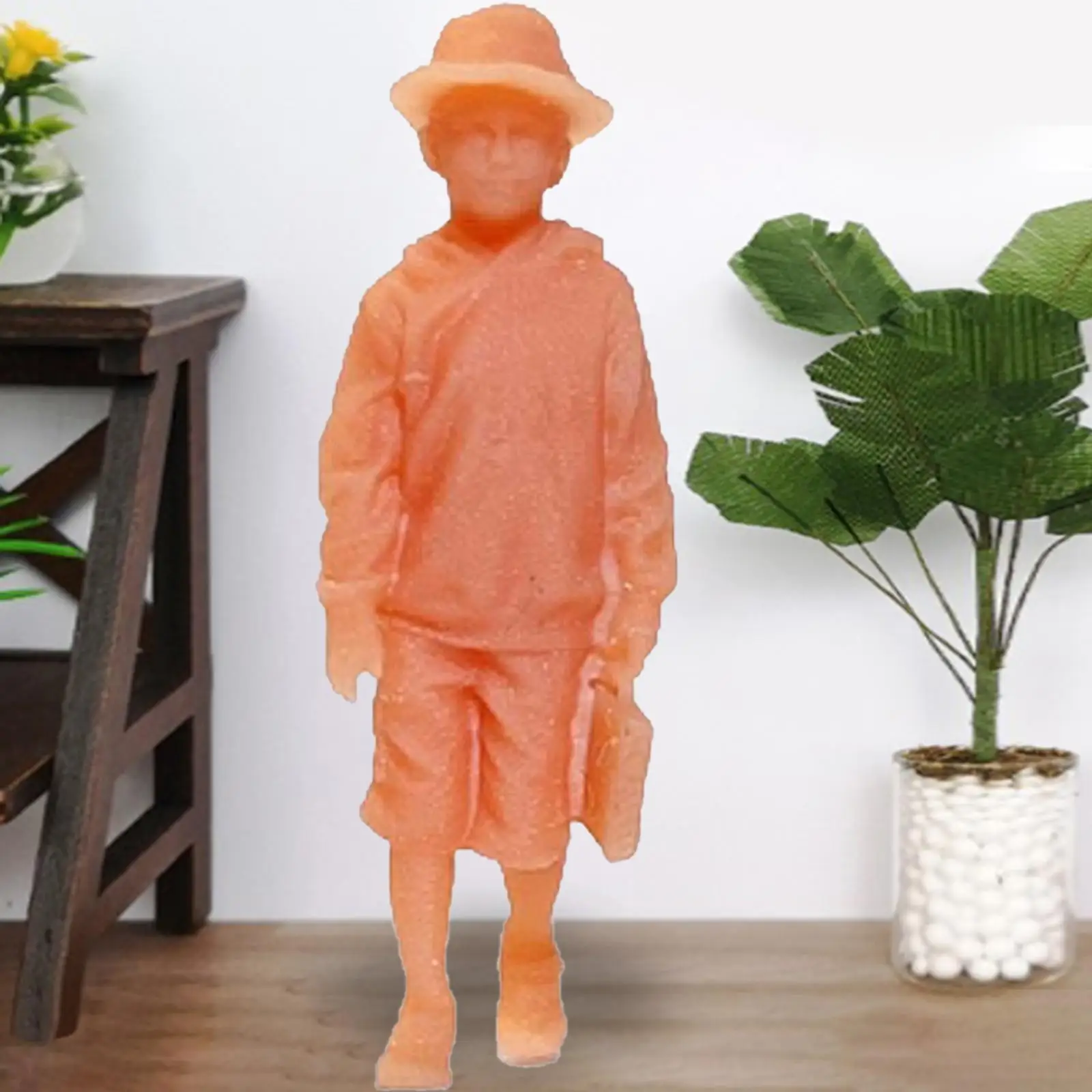Figura diorama miniatura sin pintar para decoración de muñecas - imagen 3
