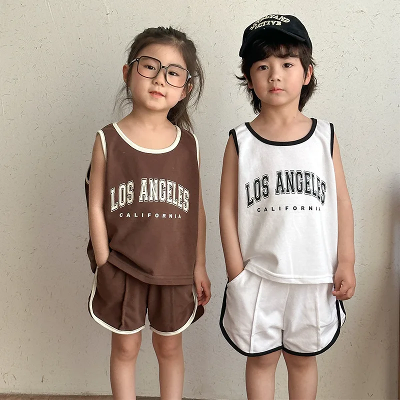MILANCEL conjunto verano niño camiseta sin mangas pantalón corto - imagen 5