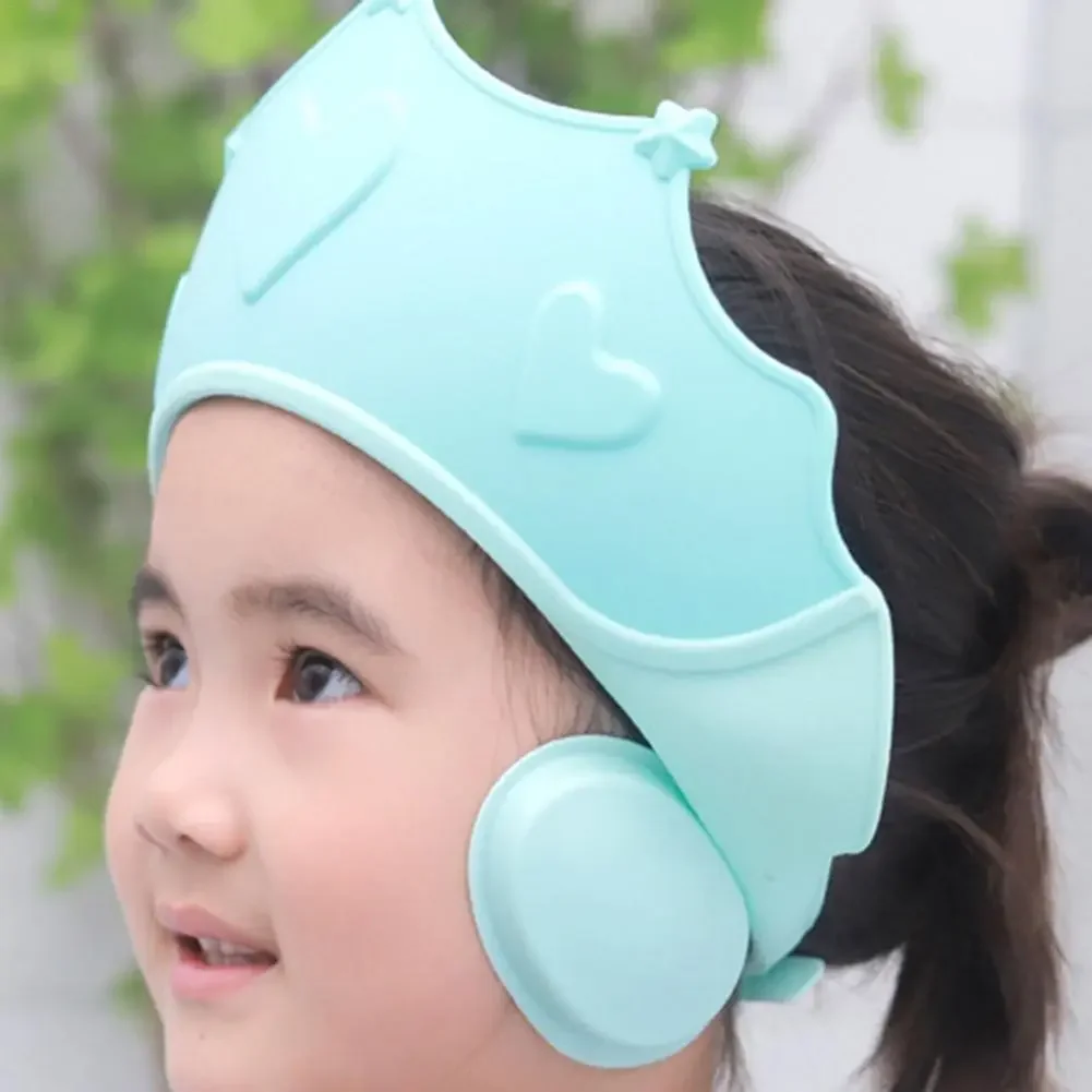 Gorro de ducha para bebé ajustable protección oídos cómodo impermeable - imagen 4