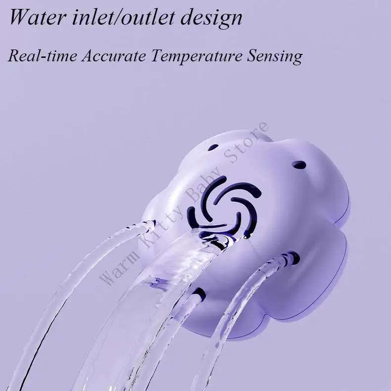 Indicador de colores para temperatura del baño