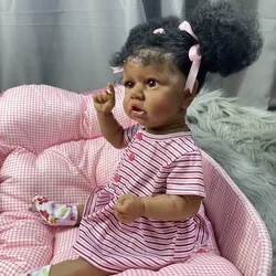 Muñeca reborn afroamericana MRB Saskia – Bebé de colección