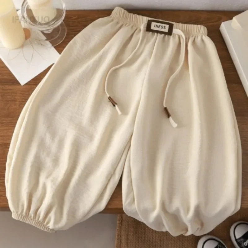 Pantalones largos anti-mosquitos holgados para niños
