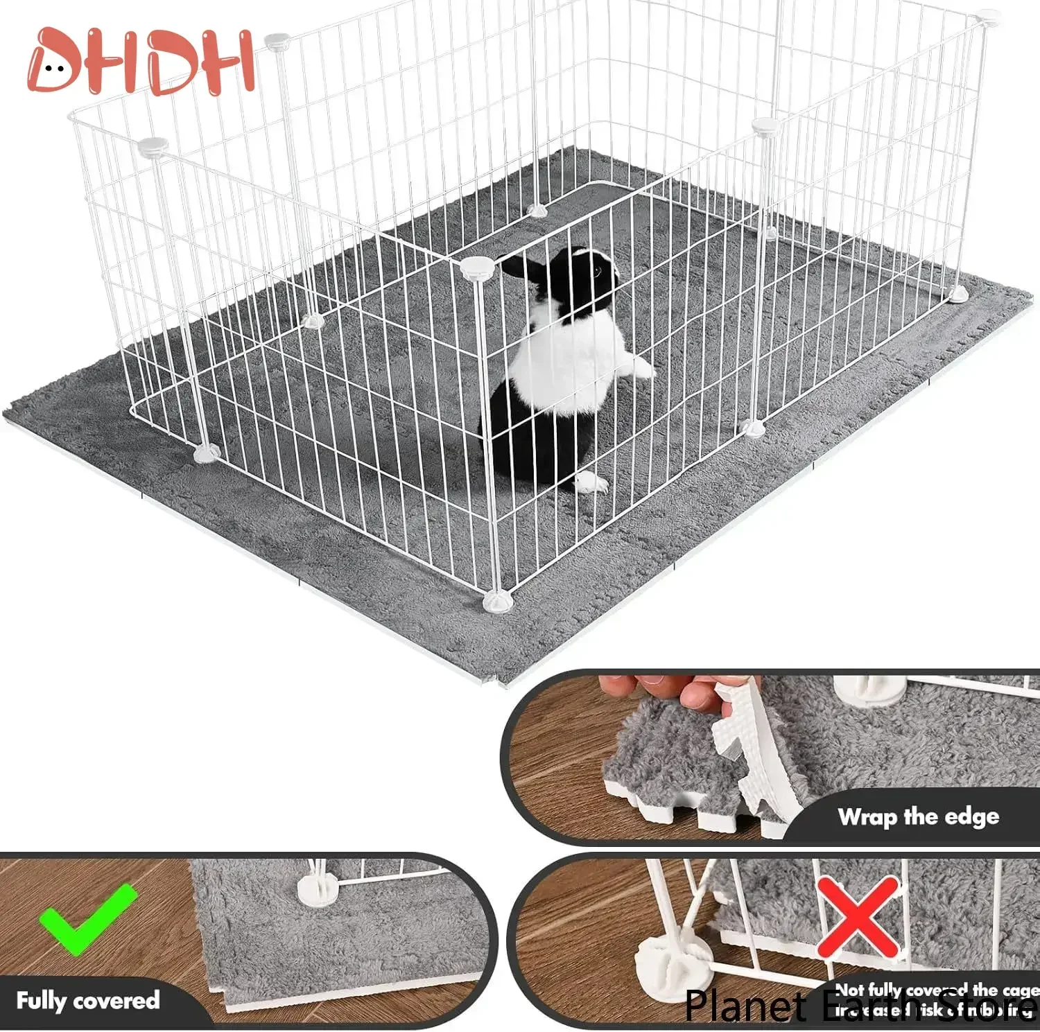 Almohadilla absorbente impermeable para cobayas – higiénica - imagen 3