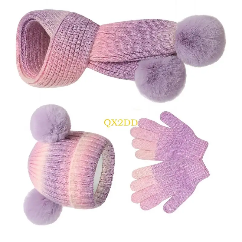 Gorro bebé cálido con manoplas y cubrecuello de cobertura total - imagen 5