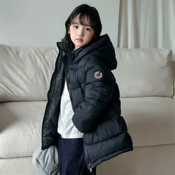 Abrigo de invierno acolchado con capucha para niñas y niños