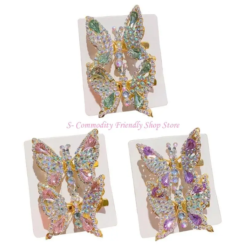 Horquillas mariposa para niñas 85AE: pinzas de aleación dulces - imagen 4