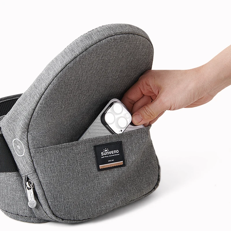 Sunveno Portabebés Ergonómico Ajustable con Bolsillo Portátil - imagen 3