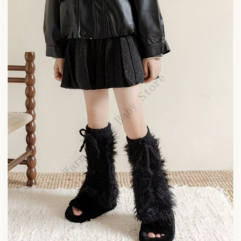 XXFE Calcetines térmicos elásticos infantiles para invierno - imagen 4