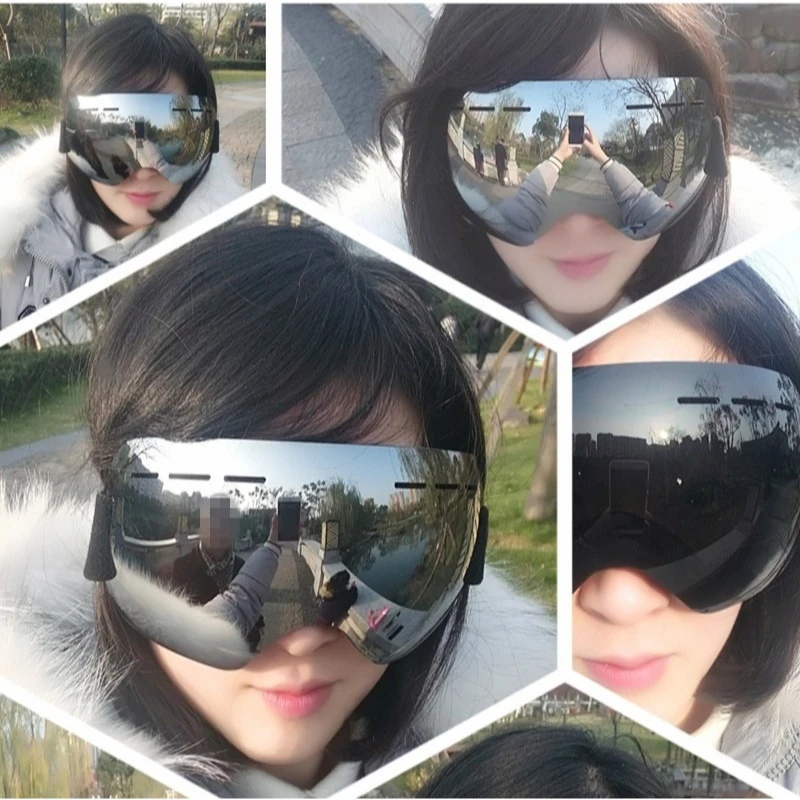 Gafas de esquí antivaho con protección UV para adultos en nieve - imagen 5