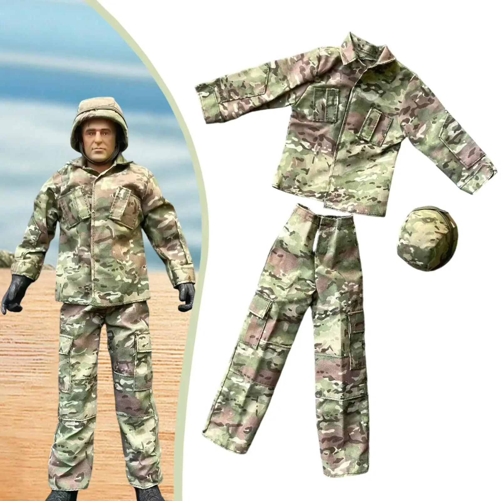 Disfraz para muñecos de acción con chaqueta y pantalones - imagen 3