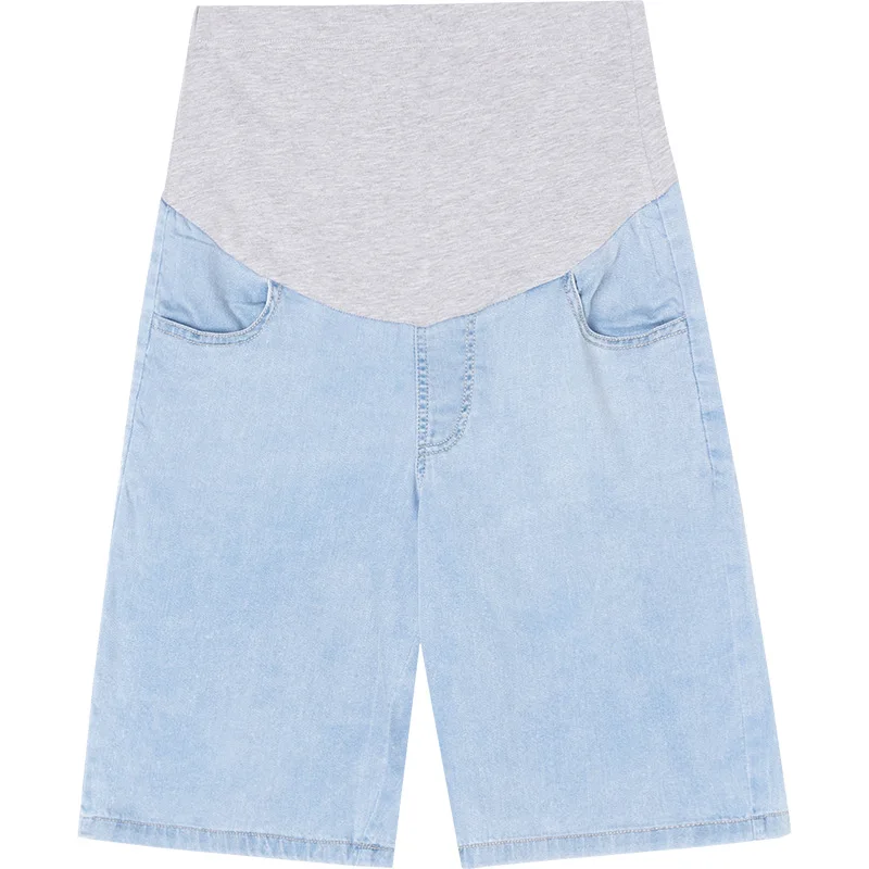 Pantalones vaqueros maternidad cintura alta con soporte abdominal - imagen 5