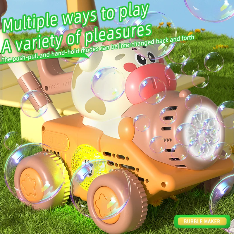 Carrito de burbujas eléctrico para hacer pompas con animales - imagen 5