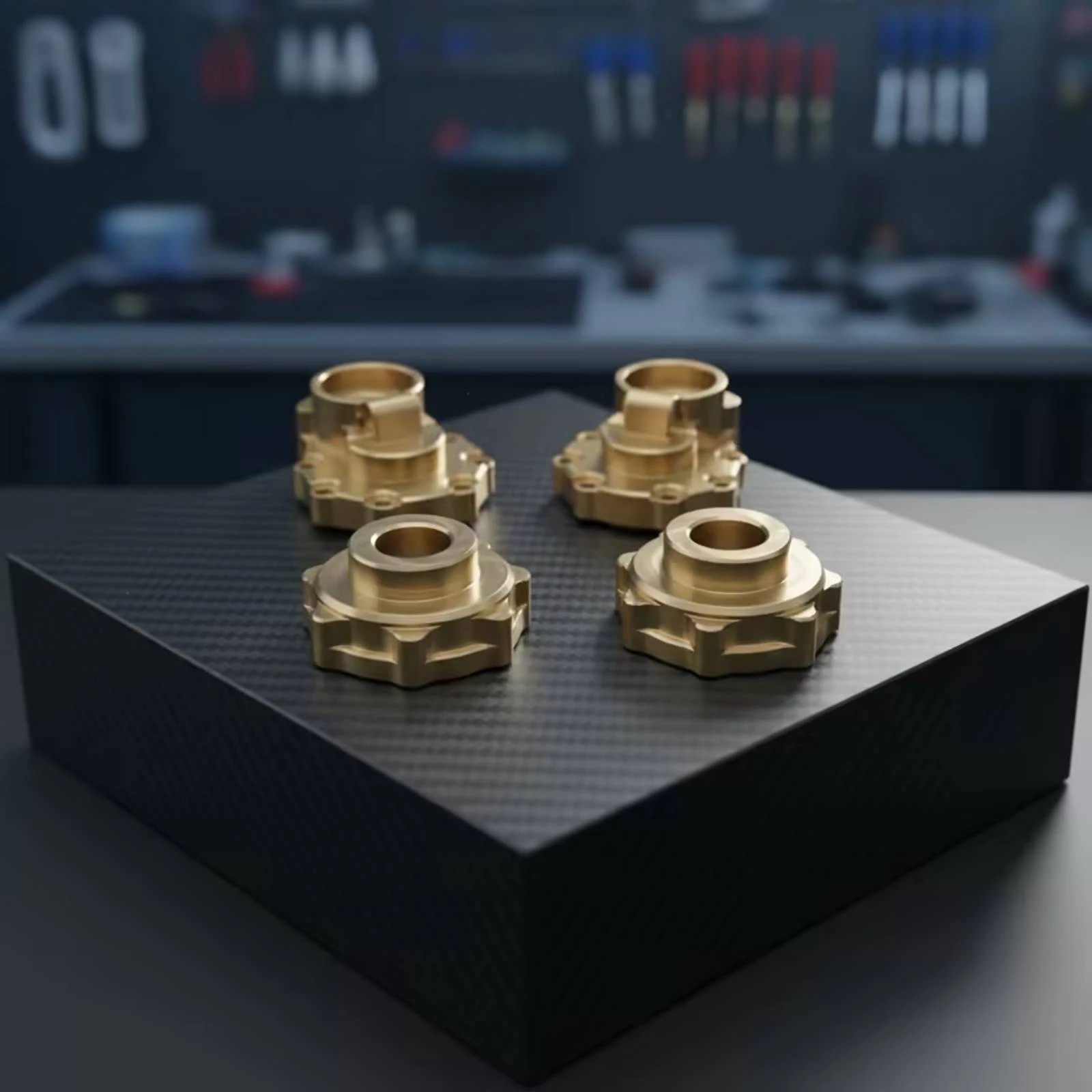 Copas de eje trasero de latón para coches RC, ajuste preciso y reforzadas - imagen 3