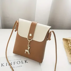 Bolso cruzado con colgante de ciervo estilo moderno para niñas