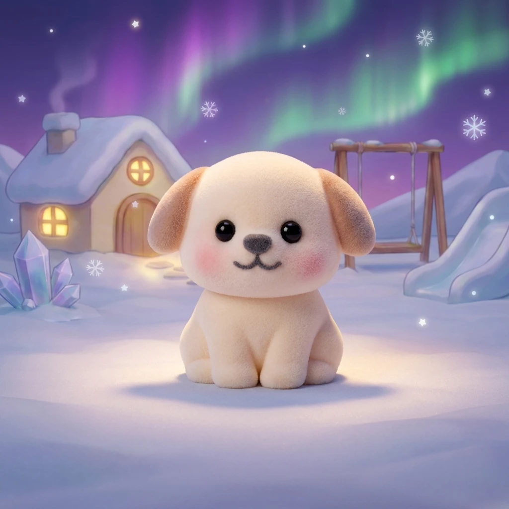 Set de figuras animales antárticos infantiles – estilo tierno - imagen 3