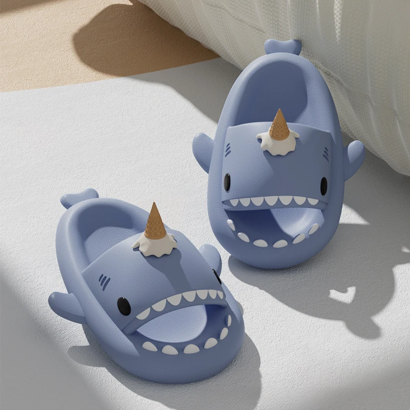 Zapatillas tiburón verano niños – Sandalias antideslizantes playa - imagen 2
