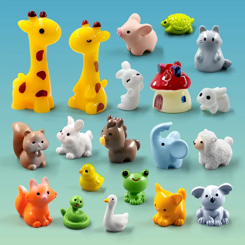 Set de figuras de animales y hadas para jardín infantil - imagen 5