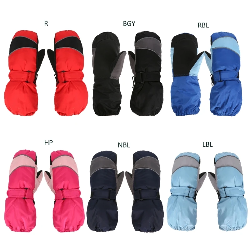 Guantes niño color azul